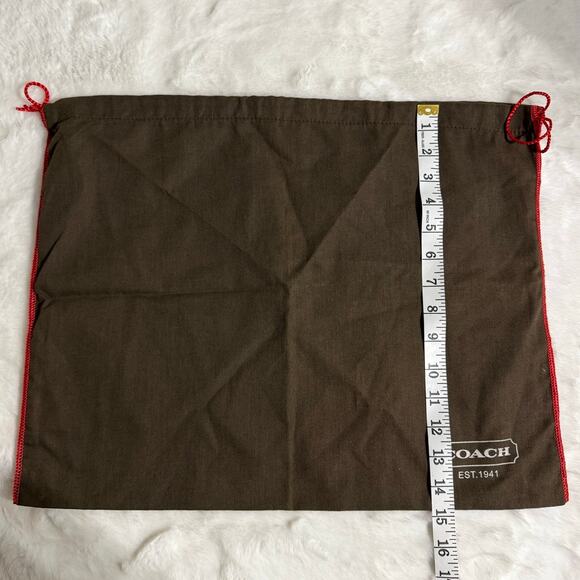y2k COACH Brown Dust Bag - Picture 4 of 4